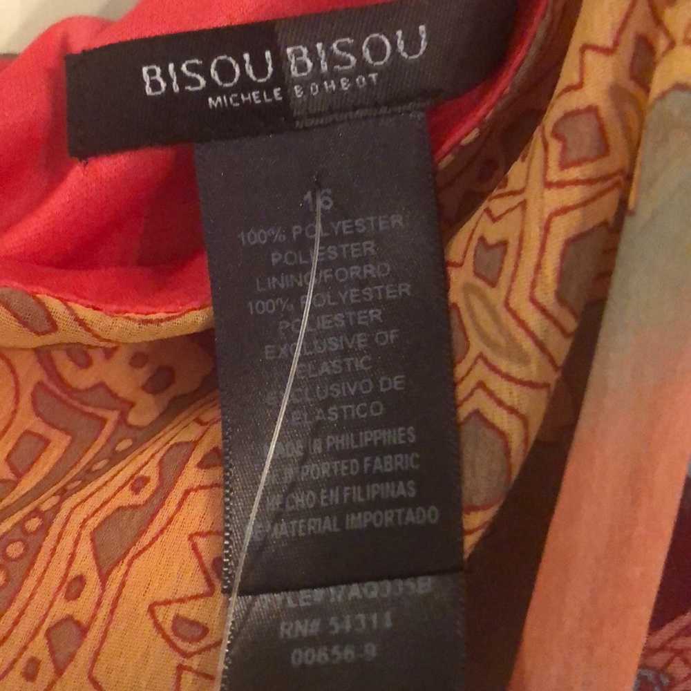 One shoulder dress by BISOU BISOU NWT